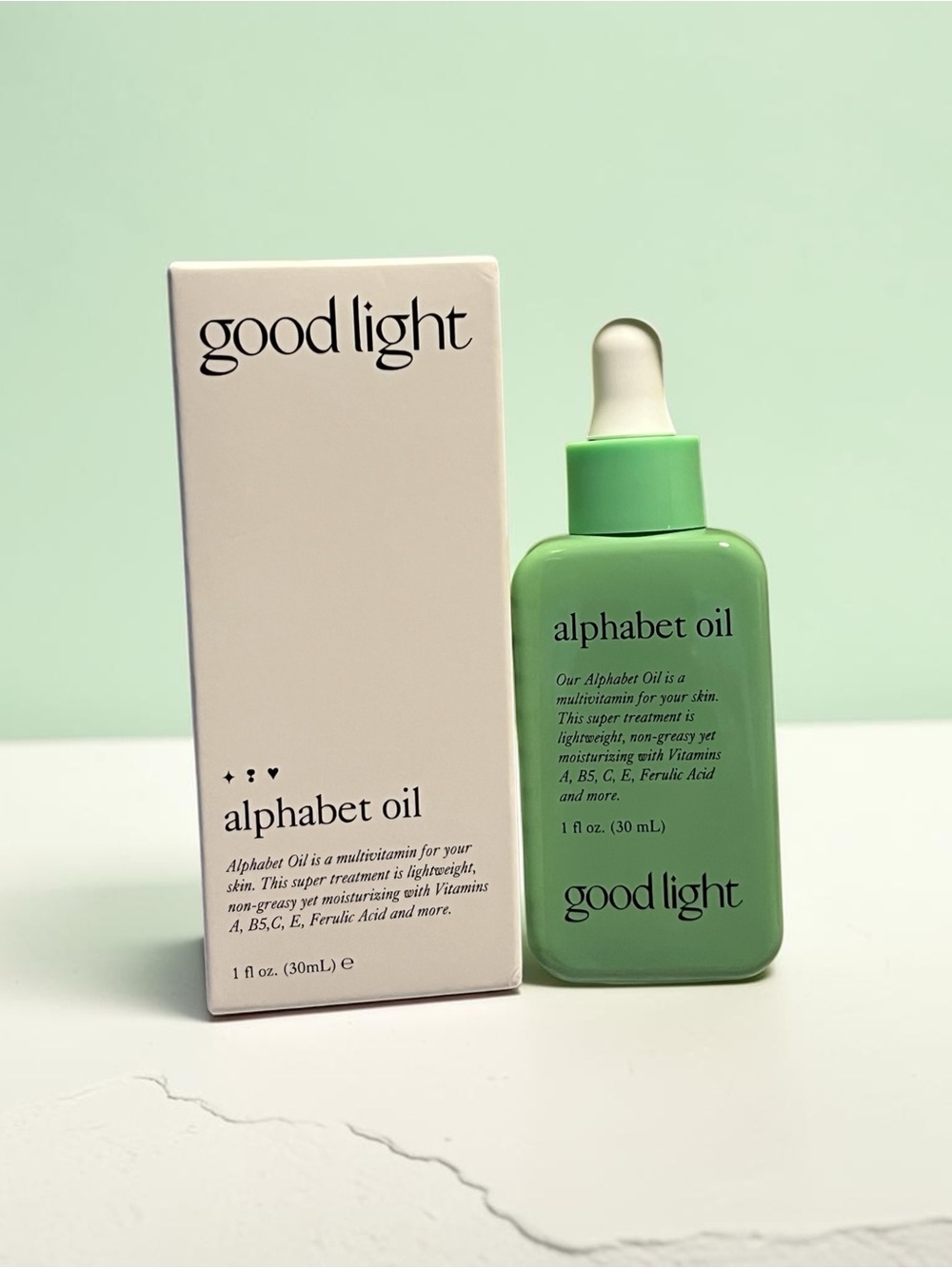 Good Light Alphabet Oil Face Serum - Green